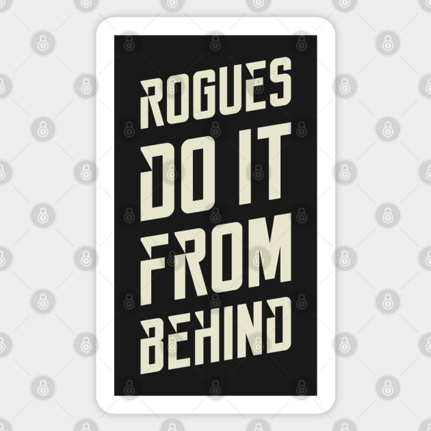 Rogues Sneak Attack Dungeons Crawler and Dragons Slayer Sticker by pixeptional